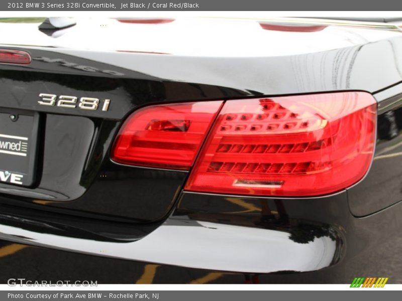 Jet Black / Coral Red/Black 2012 BMW 3 Series 328i Convertible