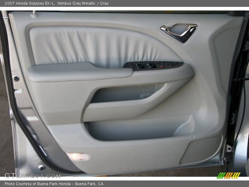 Nimbus Gray Metallic / Gray 2007 Honda Odyssey EX-L