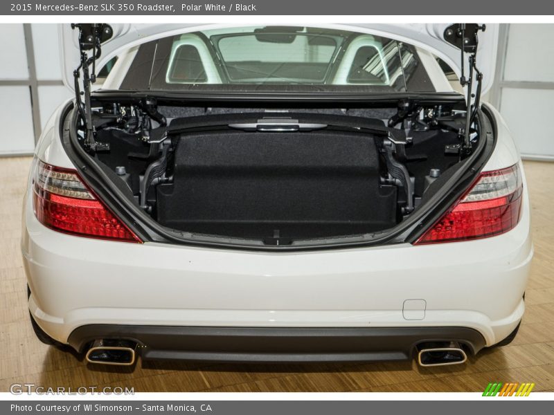 Polar White / Black 2015 Mercedes-Benz SLK 350 Roadster