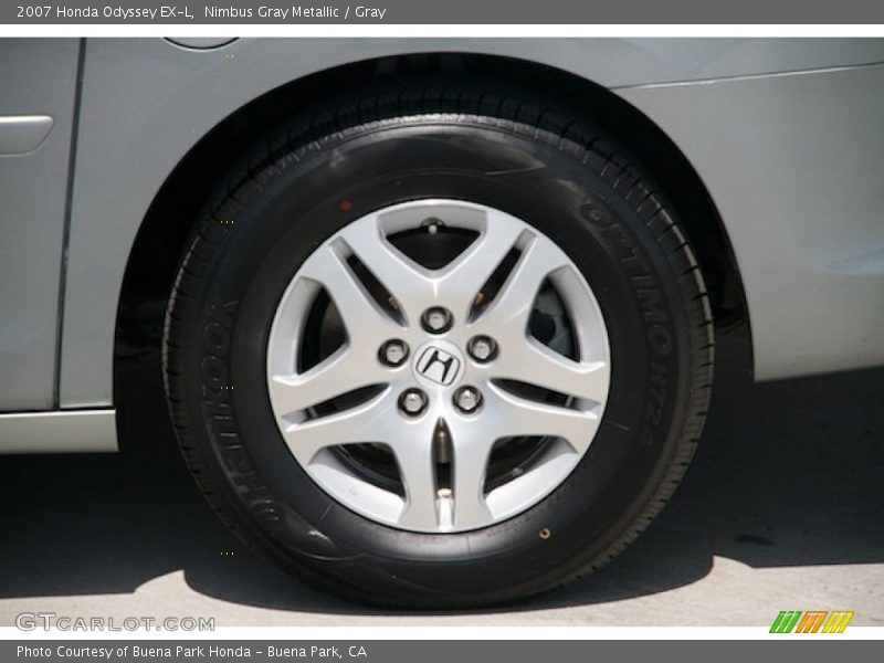 Nimbus Gray Metallic / Gray 2007 Honda Odyssey EX-L