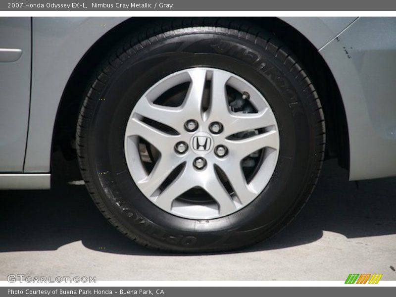 Nimbus Gray Metallic / Gray 2007 Honda Odyssey EX-L