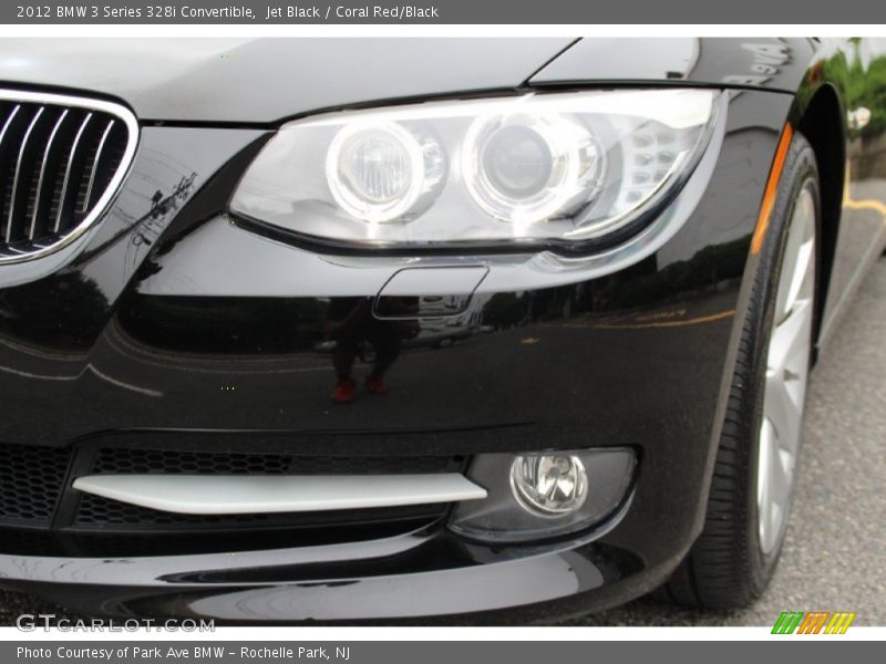 Jet Black / Coral Red/Black 2012 BMW 3 Series 328i Convertible