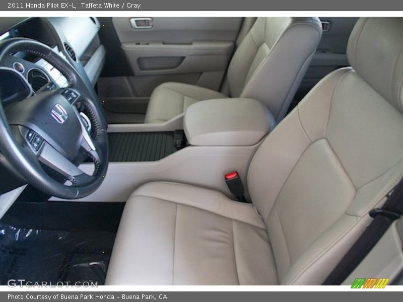 Taffeta White / Gray 2011 Honda Pilot EX-L