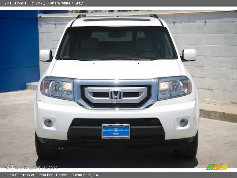 Taffeta White / Gray 2011 Honda Pilot EX-L