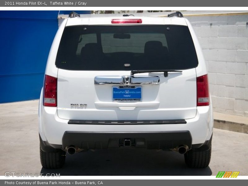 Taffeta White / Gray 2011 Honda Pilot EX-L