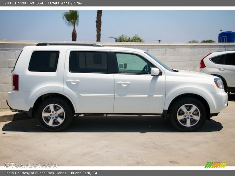 Taffeta White / Gray 2011 Honda Pilot EX-L