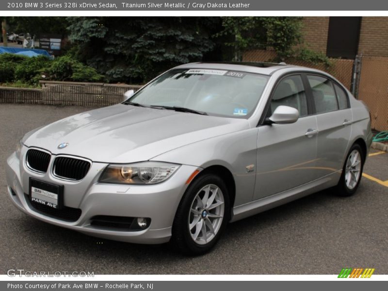 Titanium Silver Metallic / Gray Dakota Leather 2010 BMW 3 Series 328i xDrive Sedan