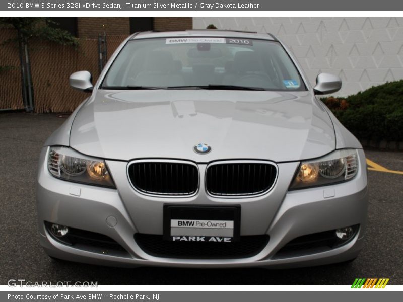 Titanium Silver Metallic / Gray Dakota Leather 2010 BMW 3 Series 328i xDrive Sedan
