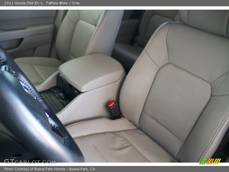 Taffeta White / Gray 2011 Honda Pilot EX-L