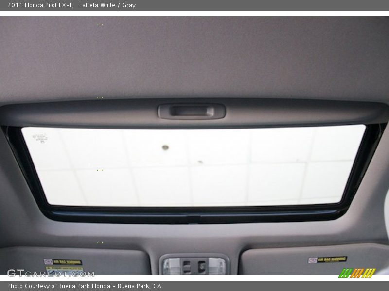 Taffeta White / Gray 2011 Honda Pilot EX-L