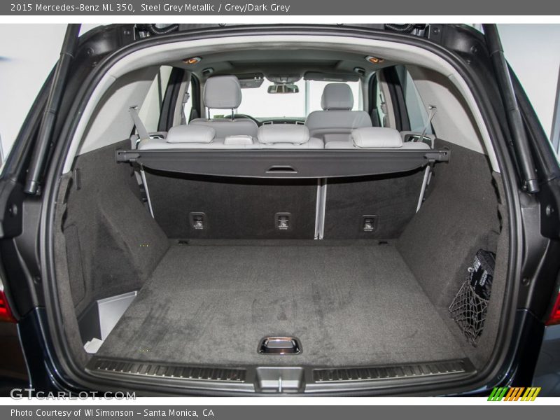 Steel Grey Metallic / Grey/Dark Grey 2015 Mercedes-Benz ML 350