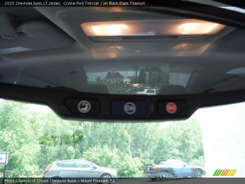 Crystal Red Tintcoat / Jet Black/Dark Titanium 2015 Chevrolet Sonic LT Sedan