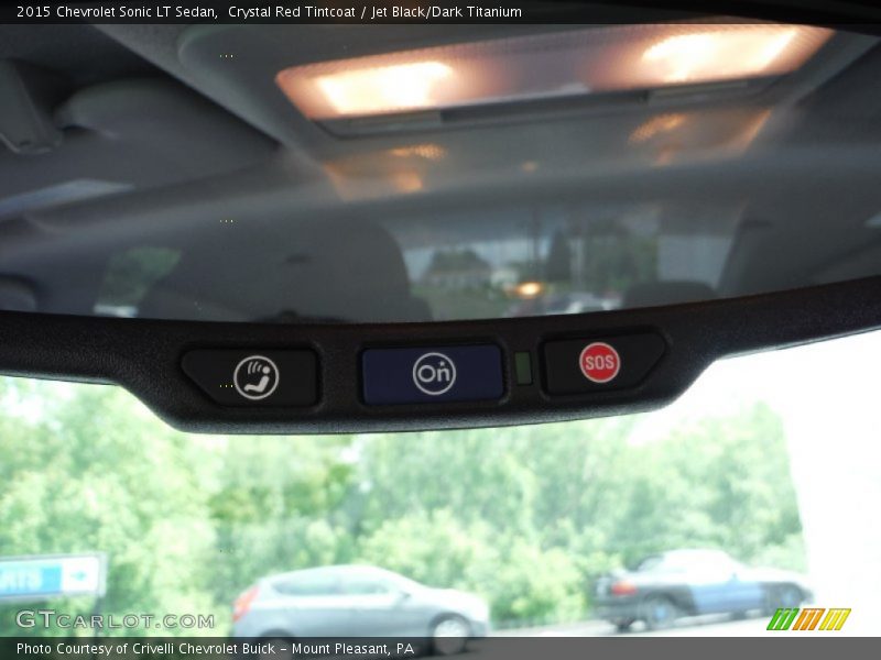 Crystal Red Tintcoat / Jet Black/Dark Titanium 2015 Chevrolet Sonic LT Sedan