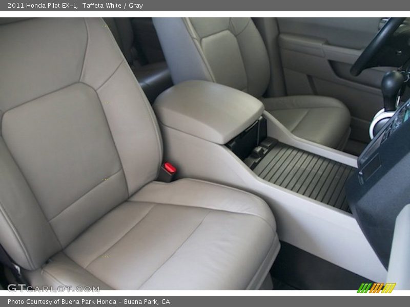 Taffeta White / Gray 2011 Honda Pilot EX-L