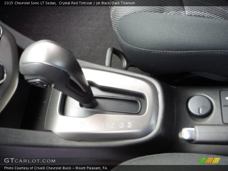 Crystal Red Tintcoat / Jet Black/Dark Titanium 2015 Chevrolet Sonic LT Sedan