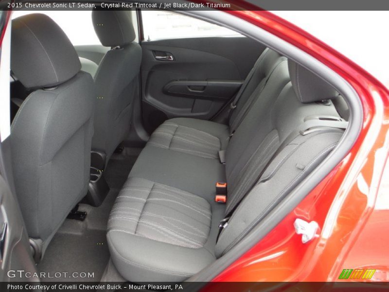 Crystal Red Tintcoat / Jet Black/Dark Titanium 2015 Chevrolet Sonic LT Sedan
