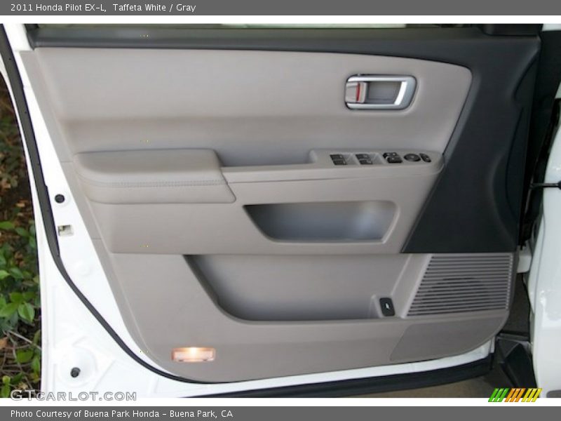 Taffeta White / Gray 2011 Honda Pilot EX-L