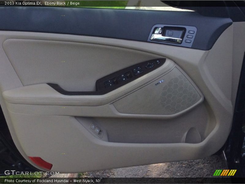 Ebony Black / Beige 2013 Kia Optima EX