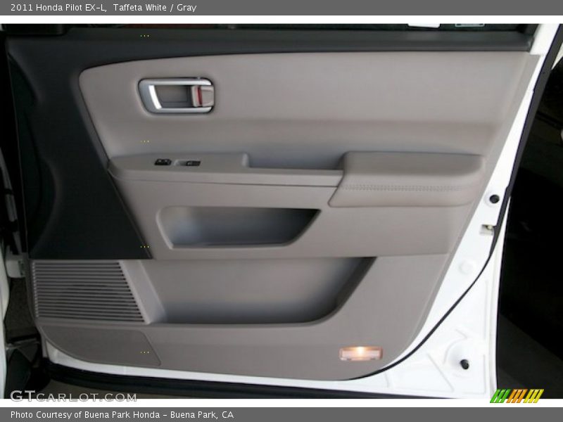 Taffeta White / Gray 2011 Honda Pilot EX-L