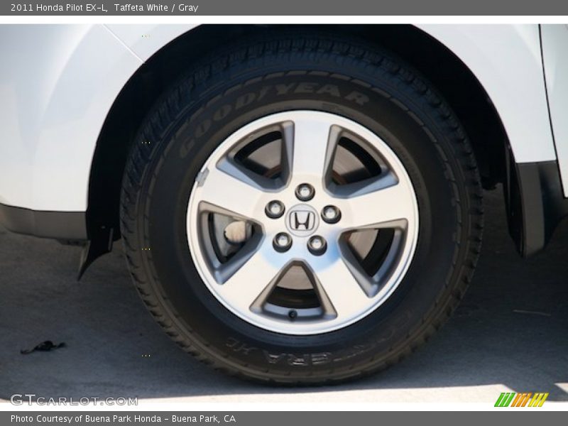 Taffeta White / Gray 2011 Honda Pilot EX-L