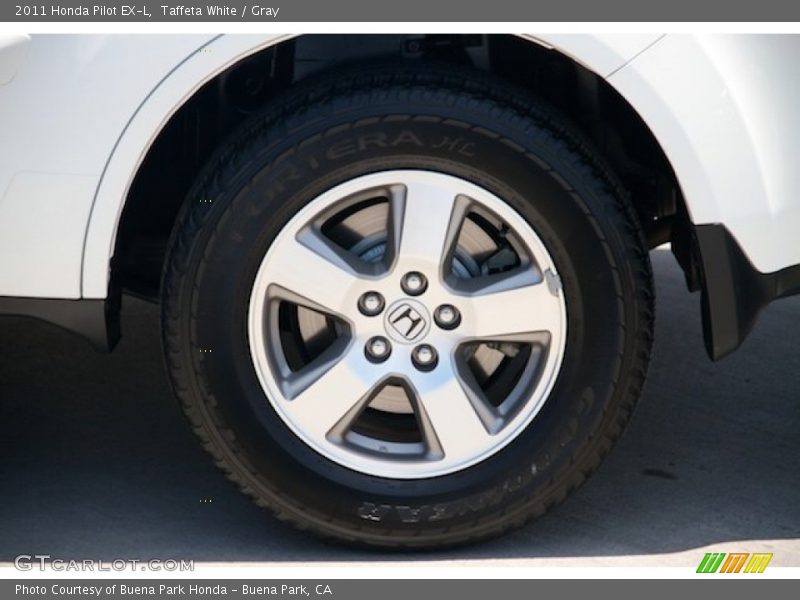 Taffeta White / Gray 2011 Honda Pilot EX-L