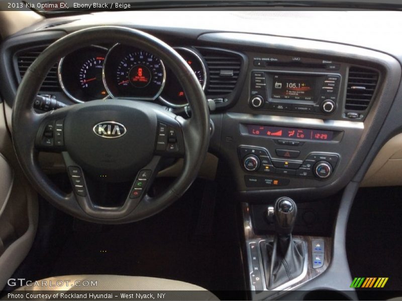 Ebony Black / Beige 2013 Kia Optima EX