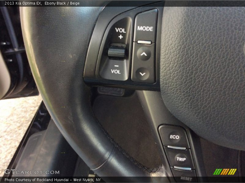 Ebony Black / Beige 2013 Kia Optima EX