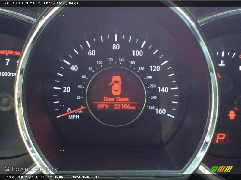 Ebony Black / Beige 2013 Kia Optima EX