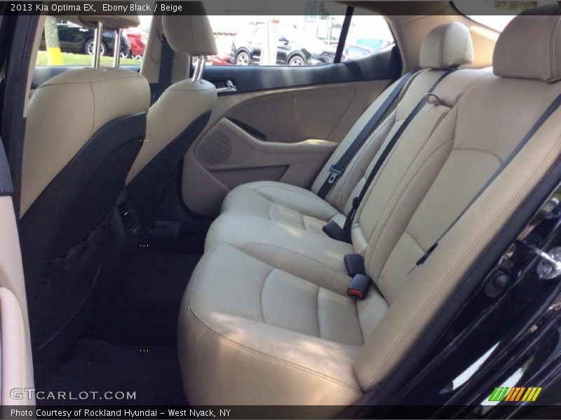 Ebony Black / Beige 2013 Kia Optima EX