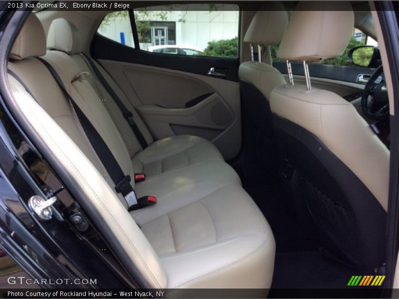 Ebony Black / Beige 2013 Kia Optima EX