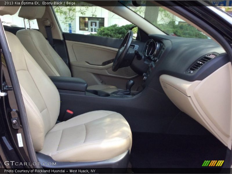 Ebony Black / Beige 2013 Kia Optima EX