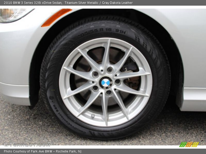 Titanium Silver Metallic / Gray Dakota Leather 2010 BMW 3 Series 328i xDrive Sedan