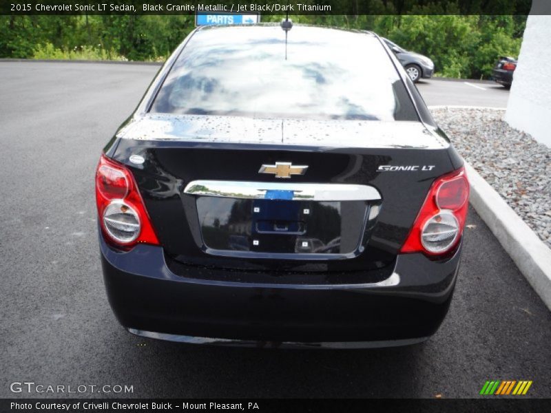 Black Granite Metallic / Jet Black/Dark Titanium 2015 Chevrolet Sonic LT Sedan