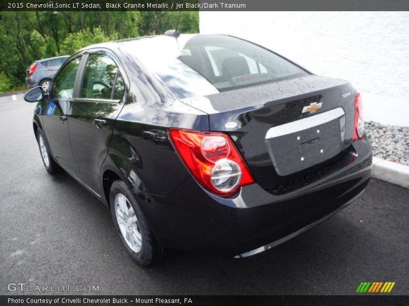 Black Granite Metallic / Jet Black/Dark Titanium 2015 Chevrolet Sonic LT Sedan