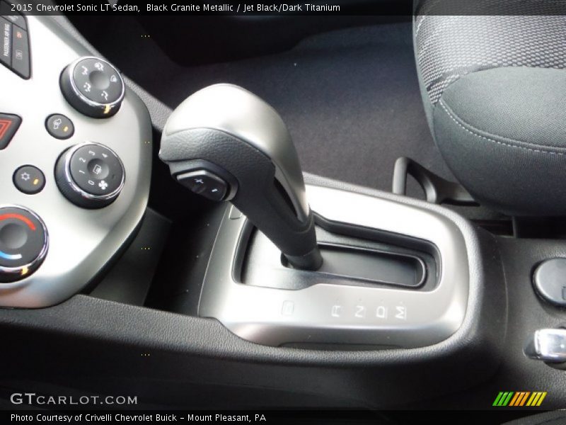 Black Granite Metallic / Jet Black/Dark Titanium 2015 Chevrolet Sonic LT Sedan