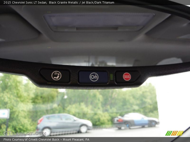 Black Granite Metallic / Jet Black/Dark Titanium 2015 Chevrolet Sonic LT Sedan