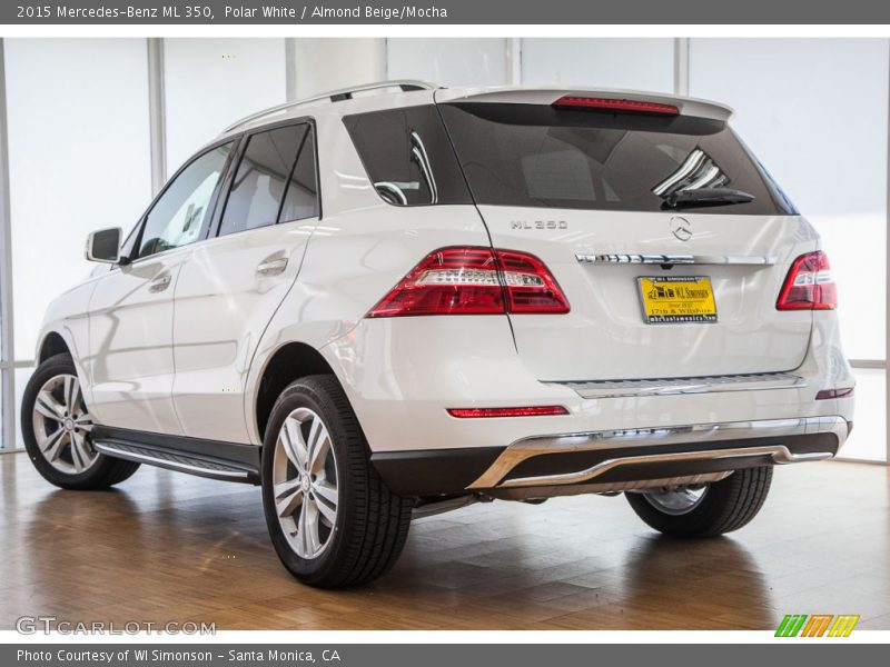 Polar White / Almond Beige/Mocha 2015 Mercedes-Benz ML 350