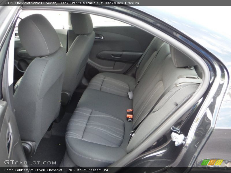 Black Granite Metallic / Jet Black/Dark Titanium 2015 Chevrolet Sonic LT Sedan