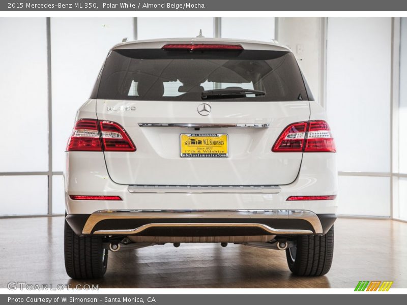 Polar White / Almond Beige/Mocha 2015 Mercedes-Benz ML 350