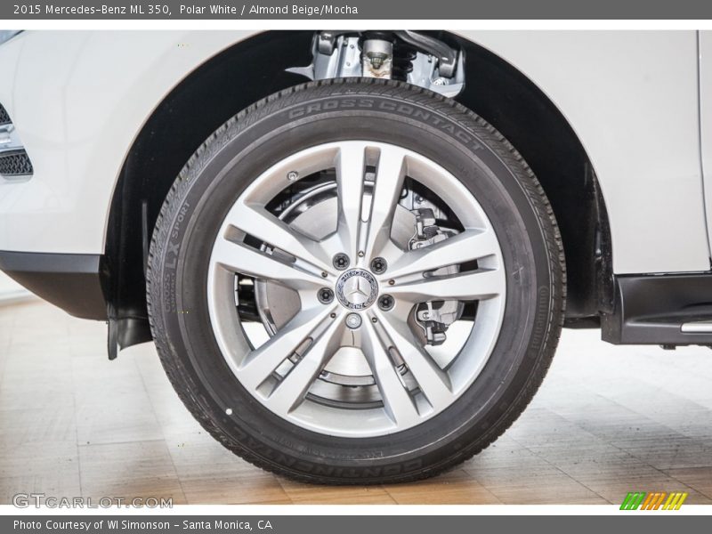 Polar White / Almond Beige/Mocha 2015 Mercedes-Benz ML 350
