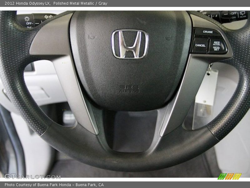 Polished Metal Metallic / Gray 2012 Honda Odyssey LX