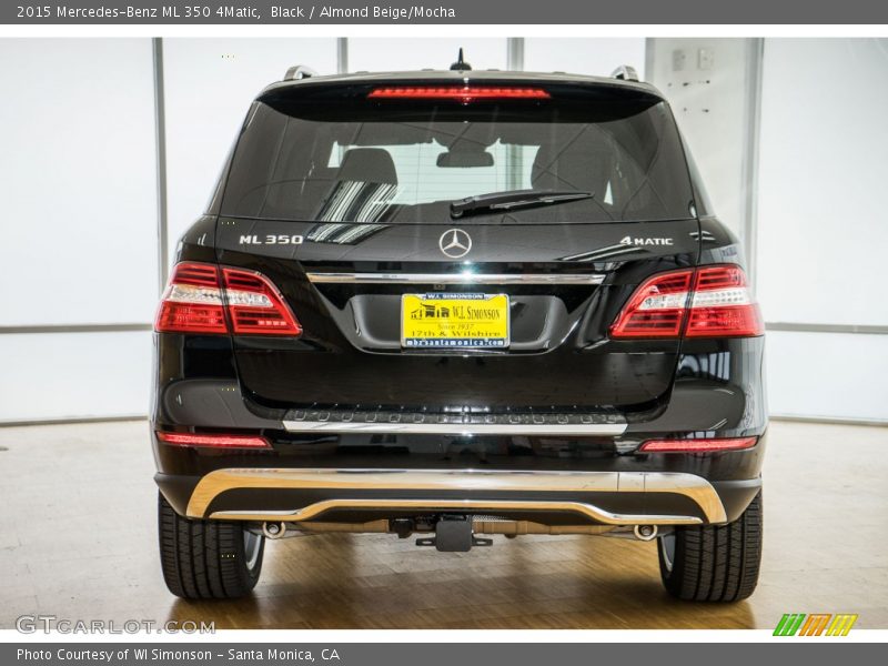 Black / Almond Beige/Mocha 2015 Mercedes-Benz ML 350 4Matic