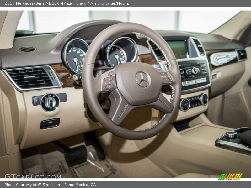 Black / Almond Beige/Mocha 2015 Mercedes-Benz ML 350 4Matic