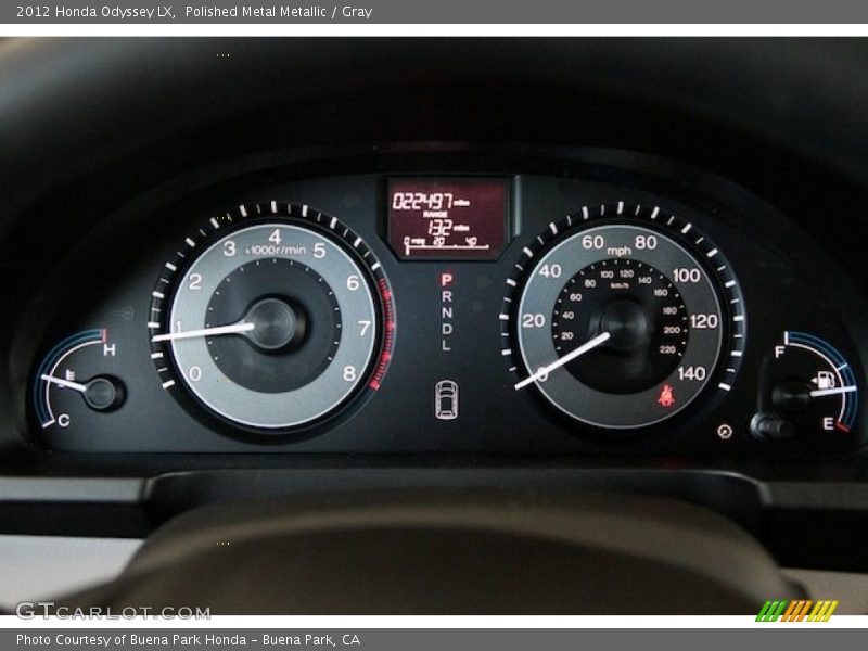 Polished Metal Metallic / Gray 2012 Honda Odyssey LX
