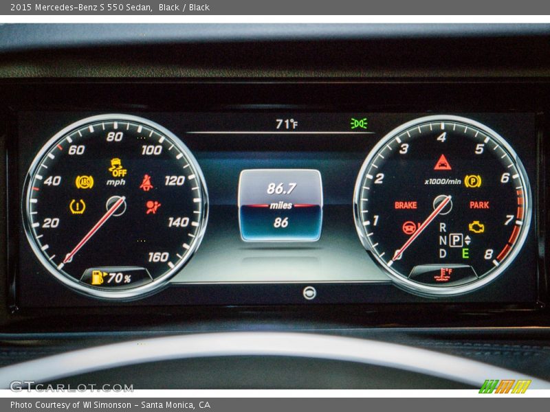 Black / Black 2015 Mercedes-Benz S 550 Sedan