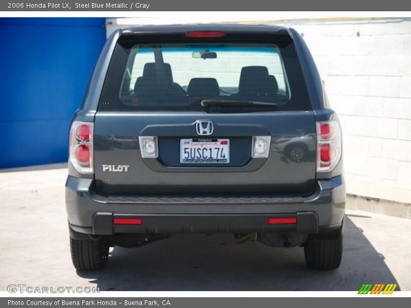 Steel Blue Metallic / Gray 2006 Honda Pilot LX