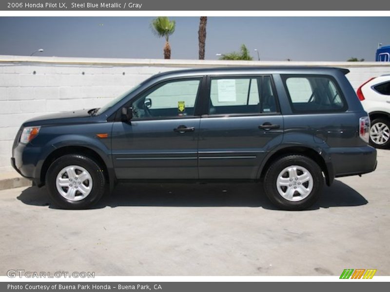 Steel Blue Metallic / Gray 2006 Honda Pilot LX