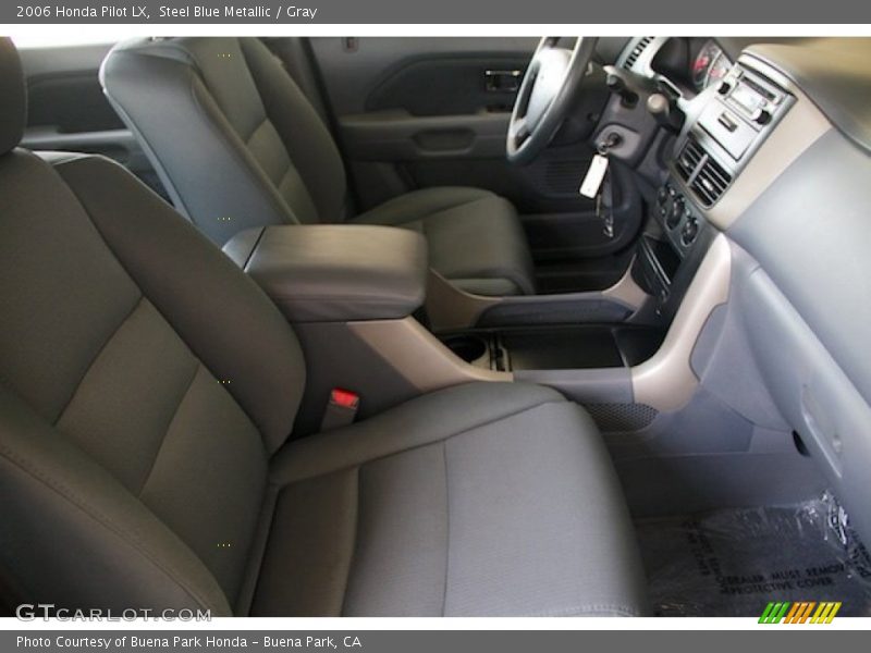 Steel Blue Metallic / Gray 2006 Honda Pilot LX