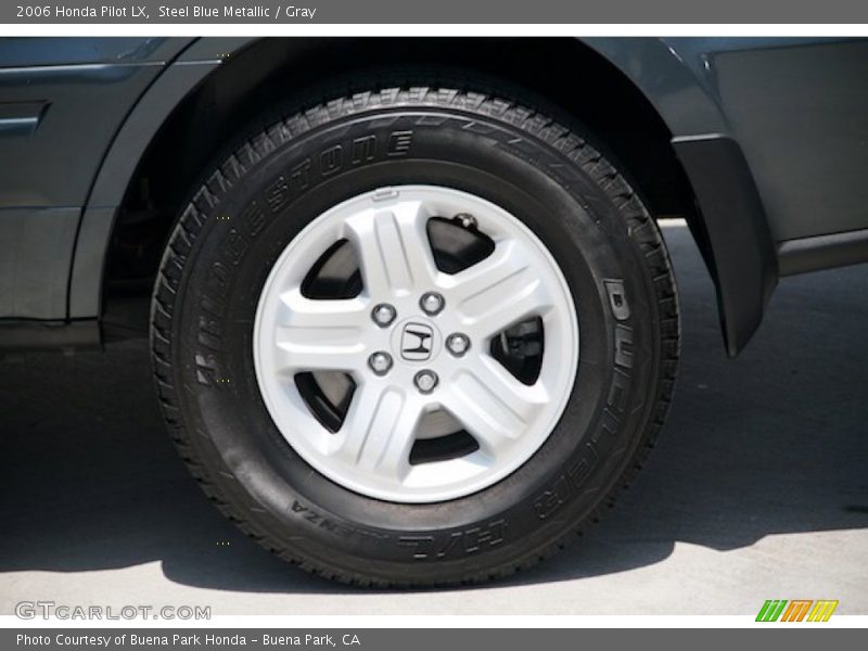 Steel Blue Metallic / Gray 2006 Honda Pilot LX