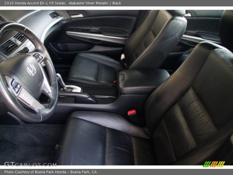 Alabaster Silver Metallic / Black 2010 Honda Accord EX-L V6 Sedan
